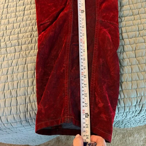 We The Free Red Velvet Joggers - Picture 7 of 12